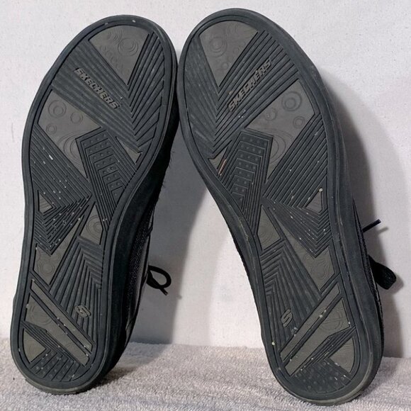 Sketchers Black Romelo Lace Up Sneakers 9 - Picture 9 of 10